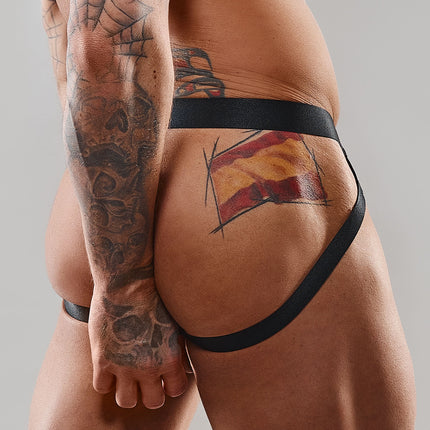 Jock Strap REPatrick001 schwarz/rot von RFP Razor’s Edge Kollektion