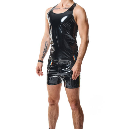 PVC Herren Tank Top RMFilippoRBW schwarz von Pride Festih Line