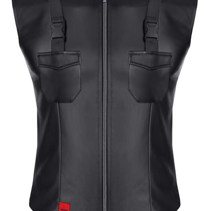 Herren Weste RMCamillo001 schwarz von Regnes Fetish Planet