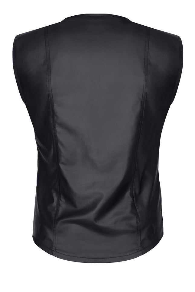 Herren Weste RMCamillo001 schwarz von Regnes Fetish Planet