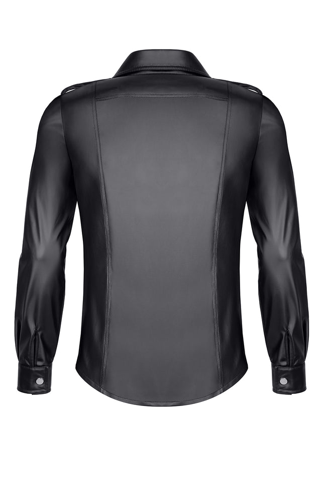 langarm Herren Shirt RMNatale001 schwarz von Regnes Fetish Planet