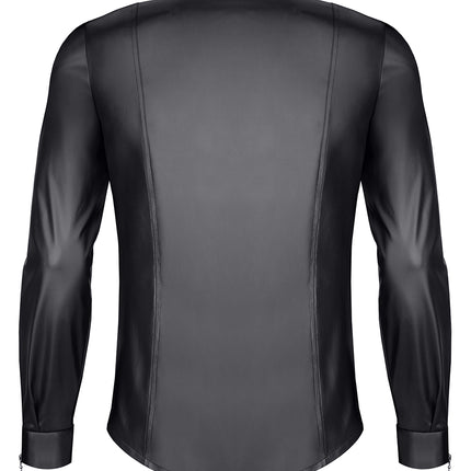 langarm Herren Shirt RMPasquale001 schwarz von Regnes Fetish Planet