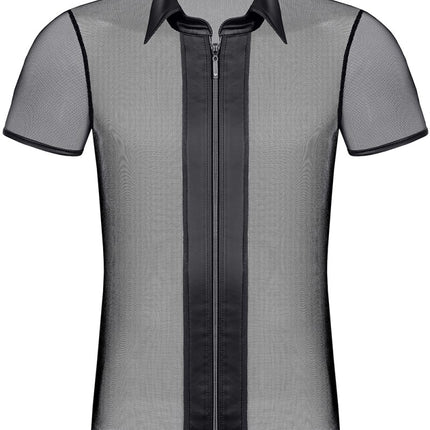 Herren Polo-Shirt RMUgo001 schwarz von Regnes Fetish Planet