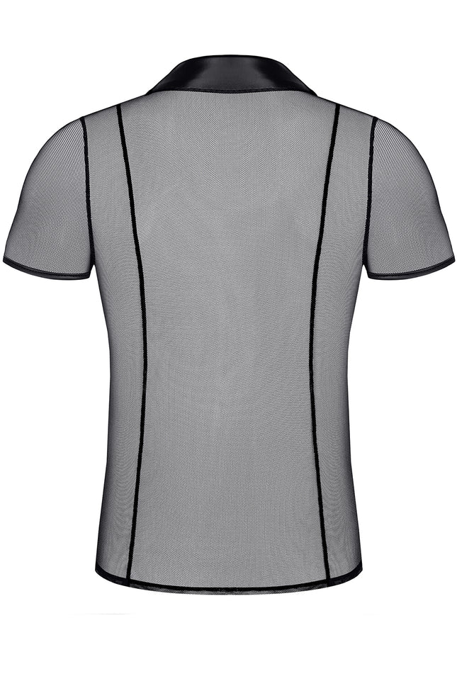 Herren Polo-Shirt RMUgo001 schwarz von Regnes Fetish Planet