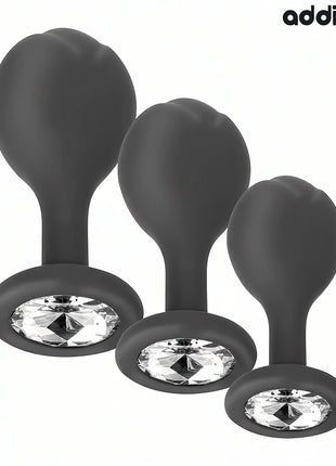 ADDICTED TOYS – 3er-Set Analplug mit Juwel - Analplug