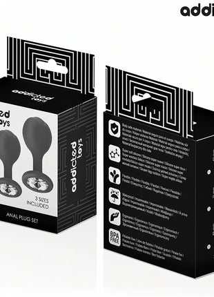 ADDICTED TOYS – 3er-Set Analplug mit Juwel - Analplug