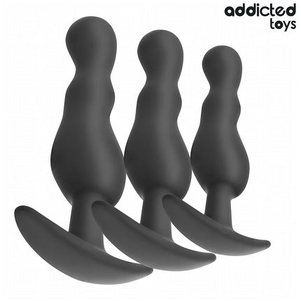 ADDICTED TOYS - 3ER-SET ANALPLUG MODELL 1 - Analplug