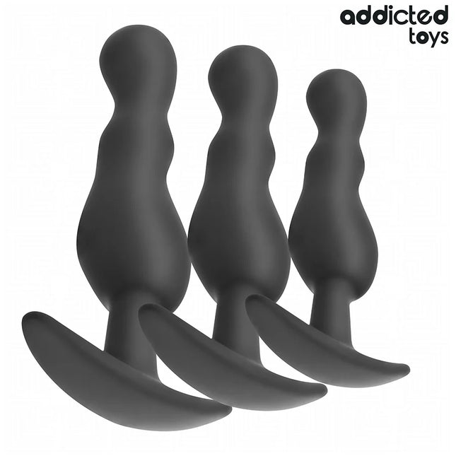 ADDICTED TOYS - 3ER-SET ANALPLUG MODELL 1 - Analplug