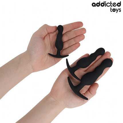 ADDICTED TOYS - 3ER-SET ANALPLUG MODELL 1 - Analplug