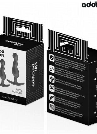 ADDICTED TOYS - 3ER-SET ANALPLUG MODELL 1 - Analplug