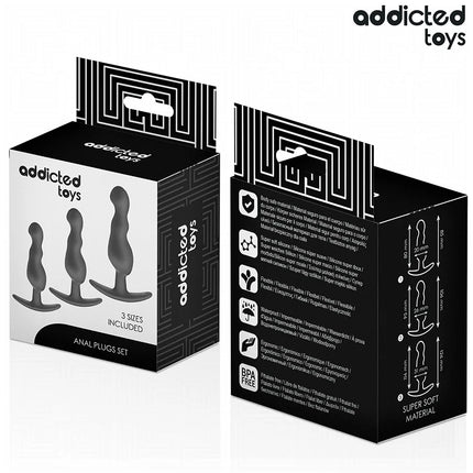 ADDICTED TOYS - 3ER-SET ANALPLUG MODELL 1 - Analplug