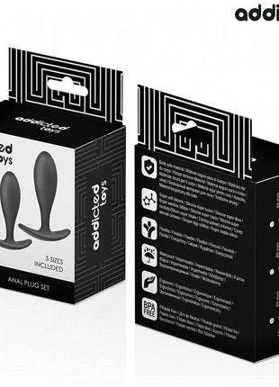 ADDICTED TOYS - 3ER-SET ANALPLUG MODELL 2 - Analplug