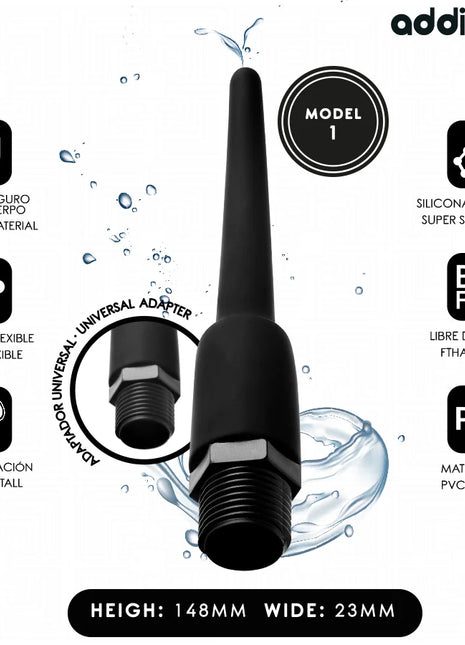 ADDICTED TOYS - ANAL CLEANER MIT UNIVERSALADAPTER MODELL 1