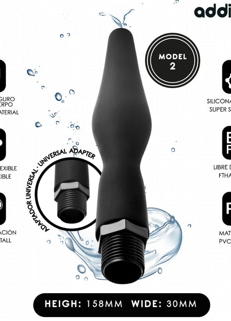 ADDICTED TOYS - ANAL CLEANER MIT UNIVERSALADAPTER MODELL 2