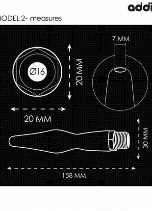 ADDICTED TOYS - ANAL CLEANER MIT UNIVERSALADAPTER MODELL 2