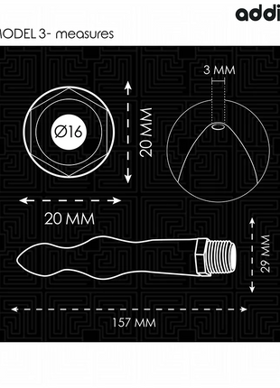 ADDICTED TOYS - ANAL CLEANER MIT UNIVERSALADAPTER MODELL 3