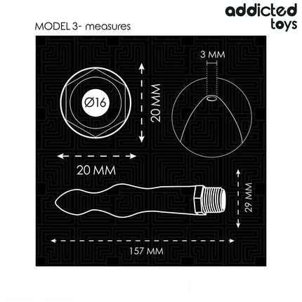 ADDICTED TOYS - ANAL CLEANER MIT UNIVERSALADAPTER MODELL 3