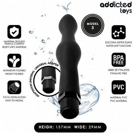 ADDICTED TOYS - ANAL CLEANER MIT UNIVERSALADAPTER MODELL 3