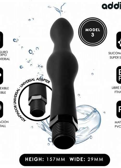 ADDICTED TOYS - ANAL CLEANER MIT UNIVERSALADAPTER MODELL 3
