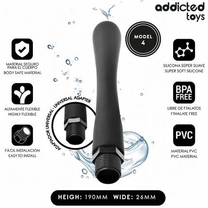 ADDICTED TOYS - ANAL CLEANER MIT UNIVERSALADAPTER MODELL 4