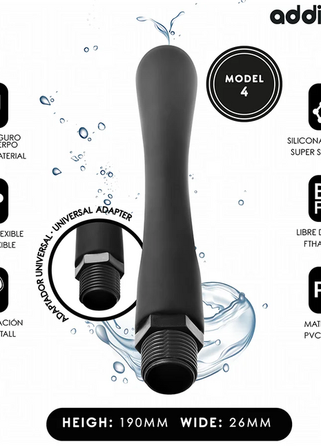 ADDICTED TOYS - ANAL CLEANER MIT UNIVERSALADAPTER MODELL 4
