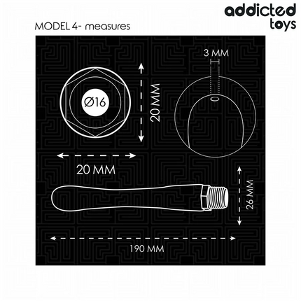 ADDICTED TOYS - ANAL CLEANER MIT UNIVERSALADAPTER MODELL 4