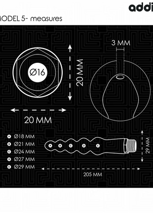 ADDICTED TOYS - ANAL CLEANER MIT UNIVERSALADAPTER MODELL 5