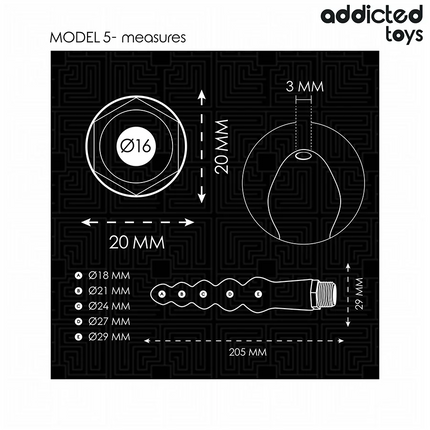 ADDICTED TOYS - ANAL CLEANER MIT UNIVERSALADAPTER MODELL 5