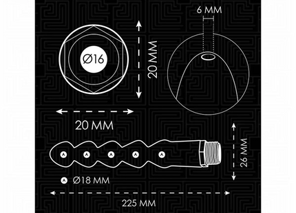 ADDICTED TOYS - ANAL CLEANER MIT UNIVERSALADAPTER MODELL 6