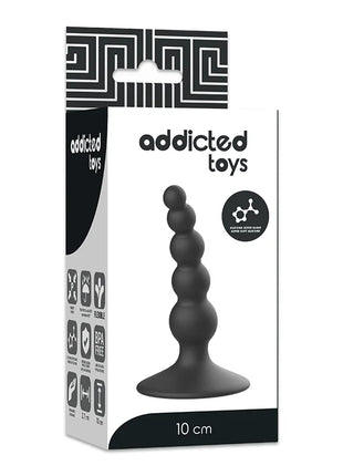 ADDICTED TOYS - ANAL SEXUELLER STECKER 10 CM SCHWARZ - Analplug