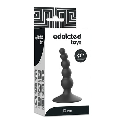 ADDICTED TOYS - ANAL SEXUELLER STECKER 10 CM SCHWARZ - Analplug