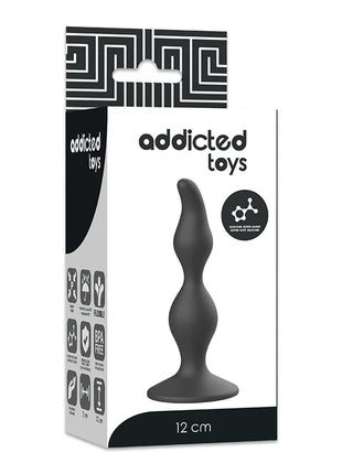 ADDICTED TOYS - ANAL SEXUELLER STECKER 12 CM SCHWARZ - Analplug