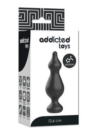 ADDICTED TOYS - ANAL SEXUELLER STECKER 13.6 CM SCHWARZ - Analplug