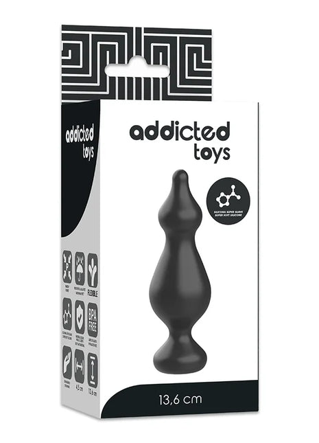 ADDICTED TOYS - ANAL SEXUELLER STECKER 13.6 CM SCHWARZ - Analplug