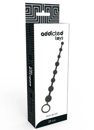 ADDICTED TOYS - ANALPERLEN 29 CM SCHWARZ - Analketten