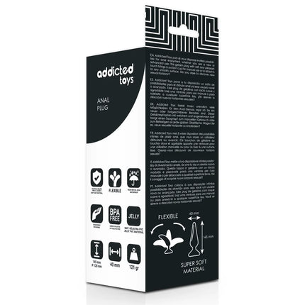 ADDICTED TOYS - ANALPLUG 14.5 CM SCHWARZ - Analplug