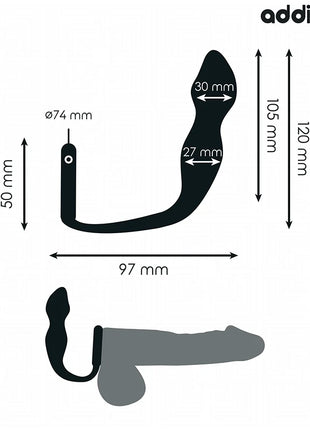 ADDICTED TOYS - ANALPLUG MIT RING MODELL 2 - Analplug