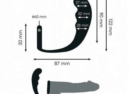 ADDICTED TOYS - ANALPLUG MIT RING MODELL 4 - Analplug