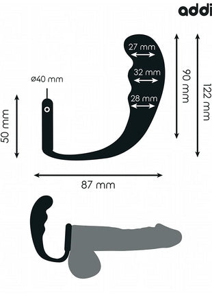 ADDICTED TOYS - ANALPLUG MIT RING MODELL 4 - Analplug