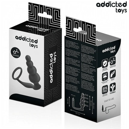 ADDICTED TOYS - ANALPLUG MIT RING MODELL 5 - Analplug