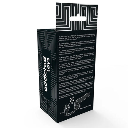 ADDICTED TOYS - ANALPLUG MIT SCHWARZEM PENISRING - Analplug