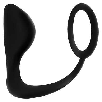 ADDICTED TOYS - ANALPLUG MIT SCHWARZEM PENISRING - Analplug