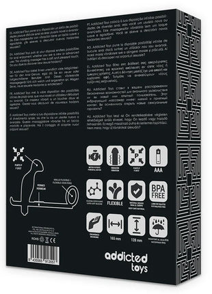 ADDICTED TOYS - ANALPLUG MIT SCHWARZEM SILIKONRING 12 CM - Analplug