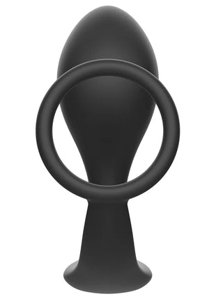 ADDICTED TOYS - ANALPLUG MIT SCHWARZEM SILIKONRING - Analplug