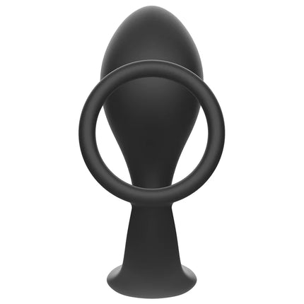 ADDICTED TOYS - ANALPLUG MIT SCHWARZEM SILIKONRING - Analplug