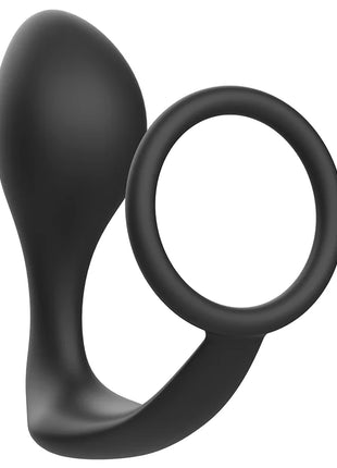 ADDICTED TOYS - ANALPLUG MIT SCHWARZEM SILIKONRING - Analplug