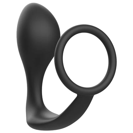 ADDICTED TOYS - ANALPLUG MIT SCHWARZEM SILIKONRING - Analplug