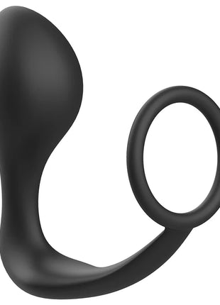 ADDICTED TOYS - ANALPLUG MIT SCHWARZEM SILIKONRING - Analplug