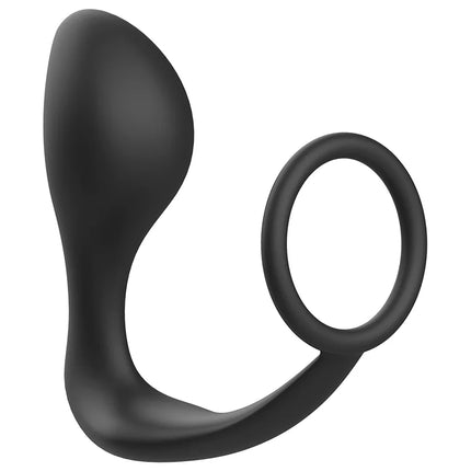 ADDICTED TOYS - ANALPLUG MIT SCHWARZEM SILIKONRING - Analplug