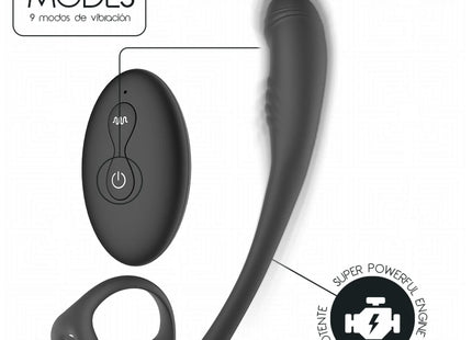 ADDICTED TOYS – ANALPLUG MIT VIBRATION 360°-WELLUNG UND HODENSTIMULATOR